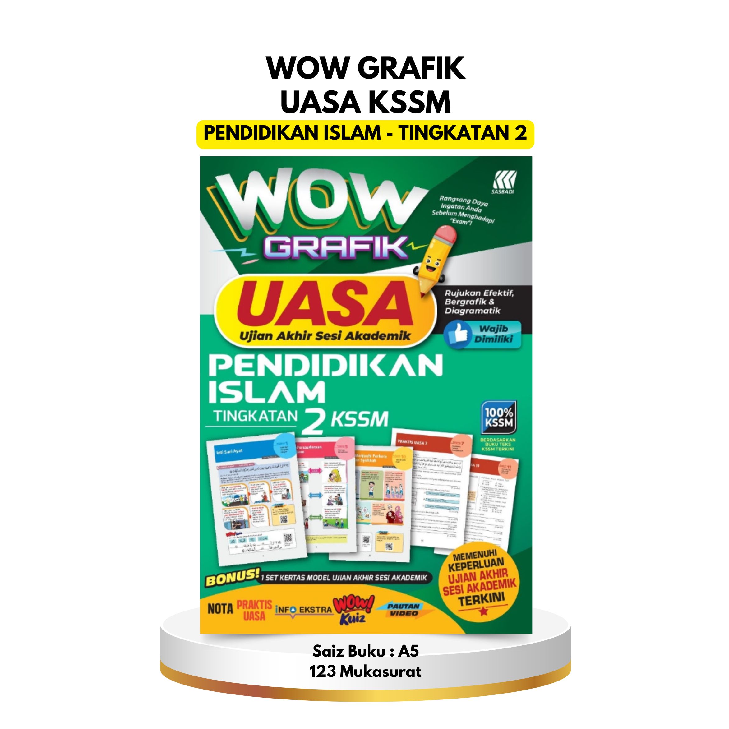 Buku Wow Grafik UASA KSSM - Pendidikan Islam Ting 2