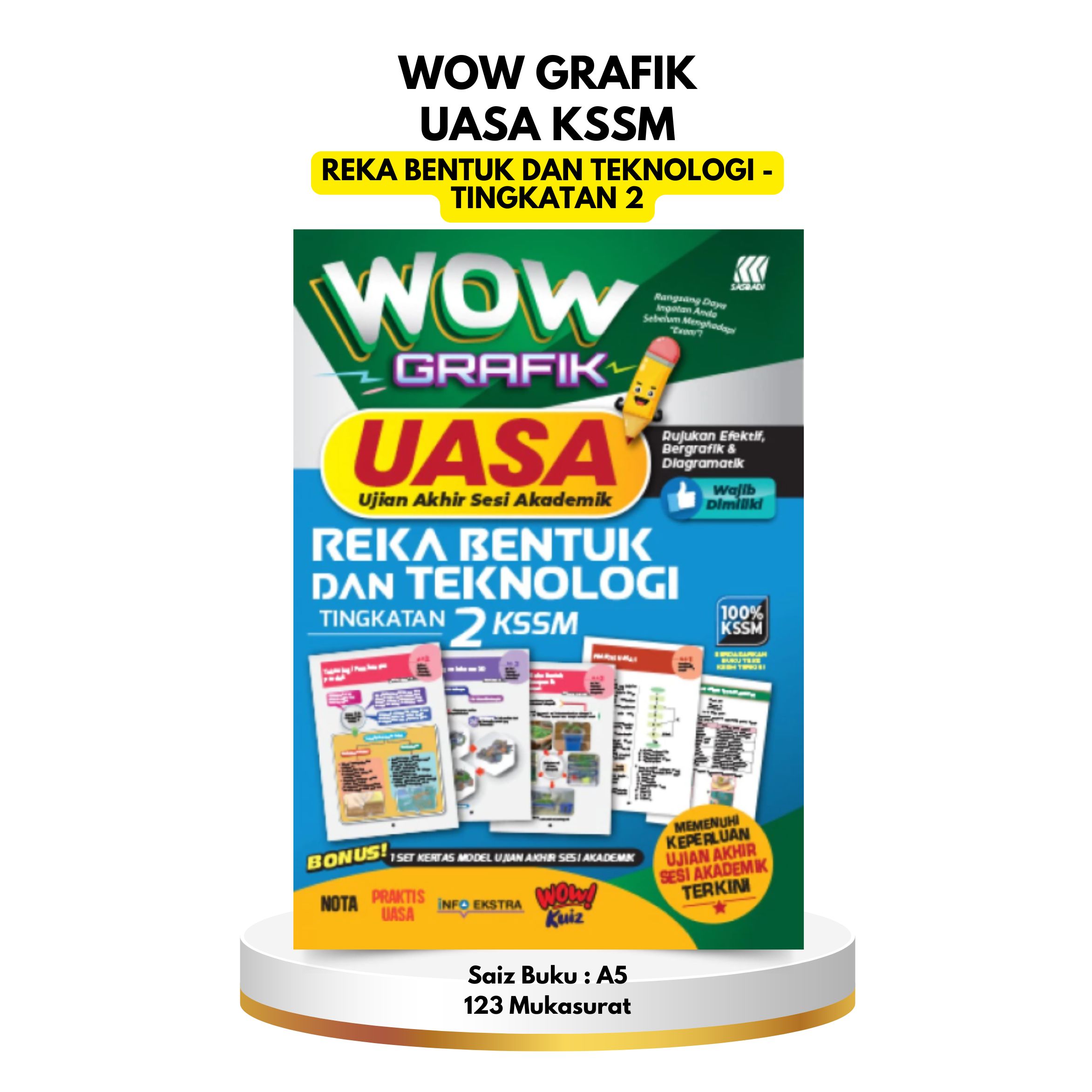 Buku Wow Grafik UASA KSSM - Reka Bentuk Dan Teknologi Ting 2