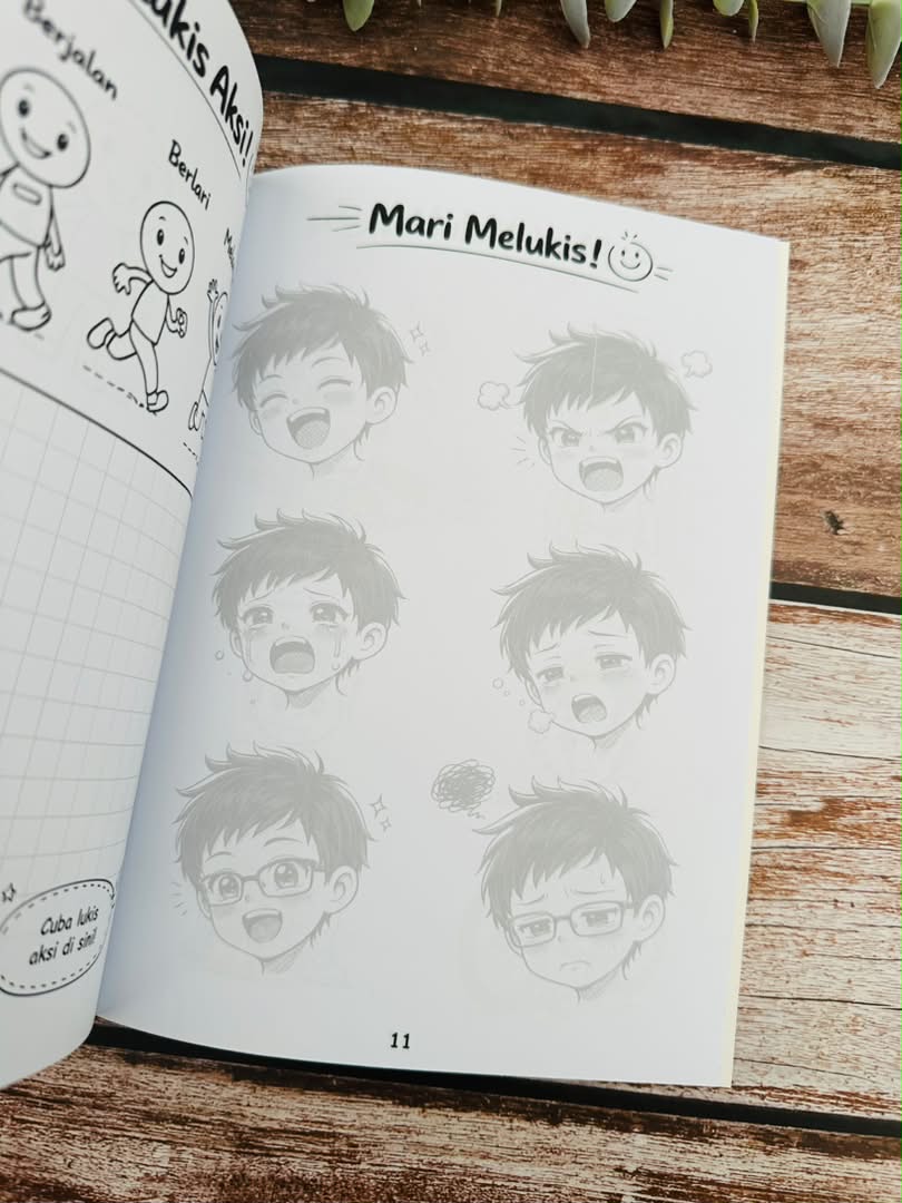 Jom Belajar Melukis Komik (Lukis Sampai Jadi)