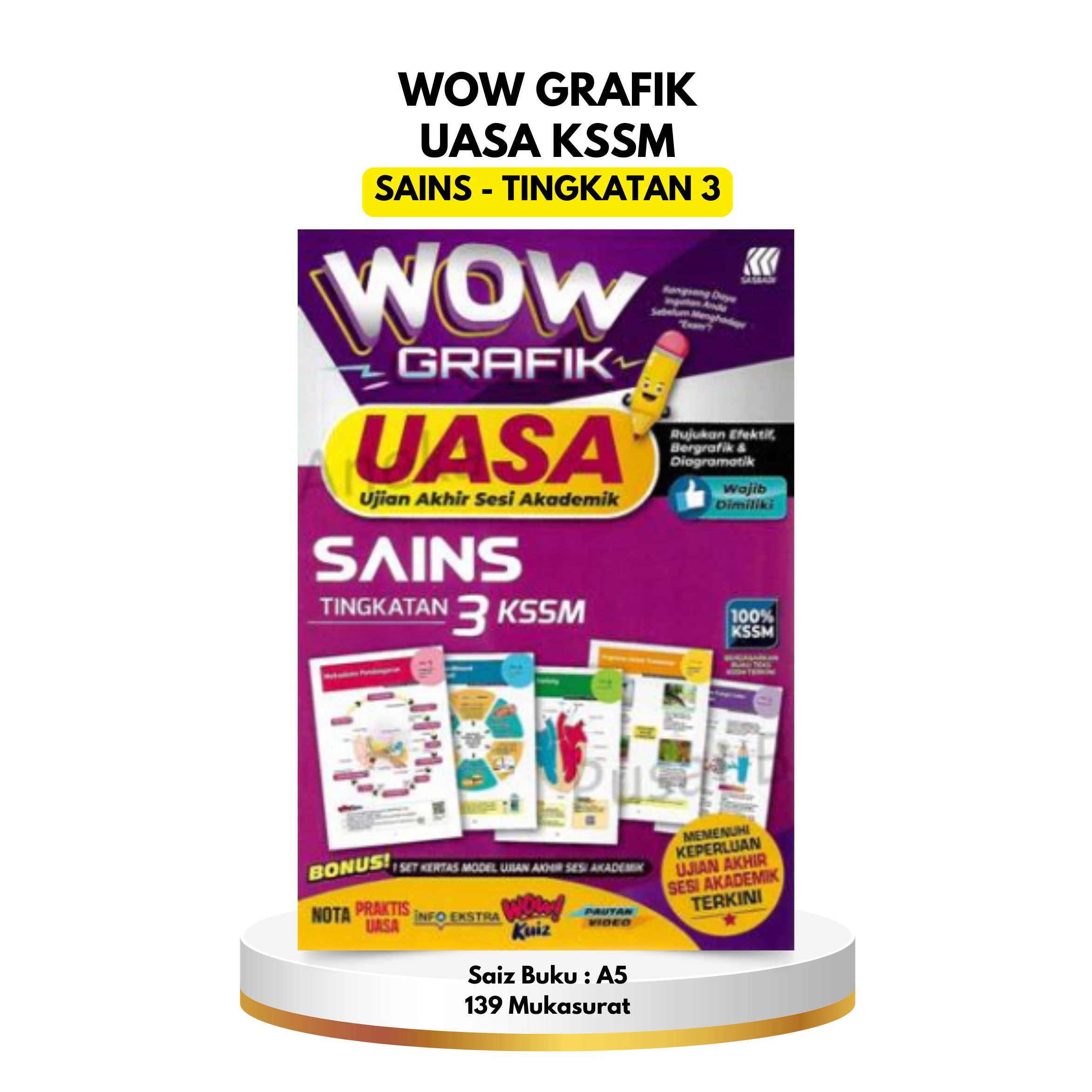 Buku Wow Grafik UASA KSSM - Sains Ting 3