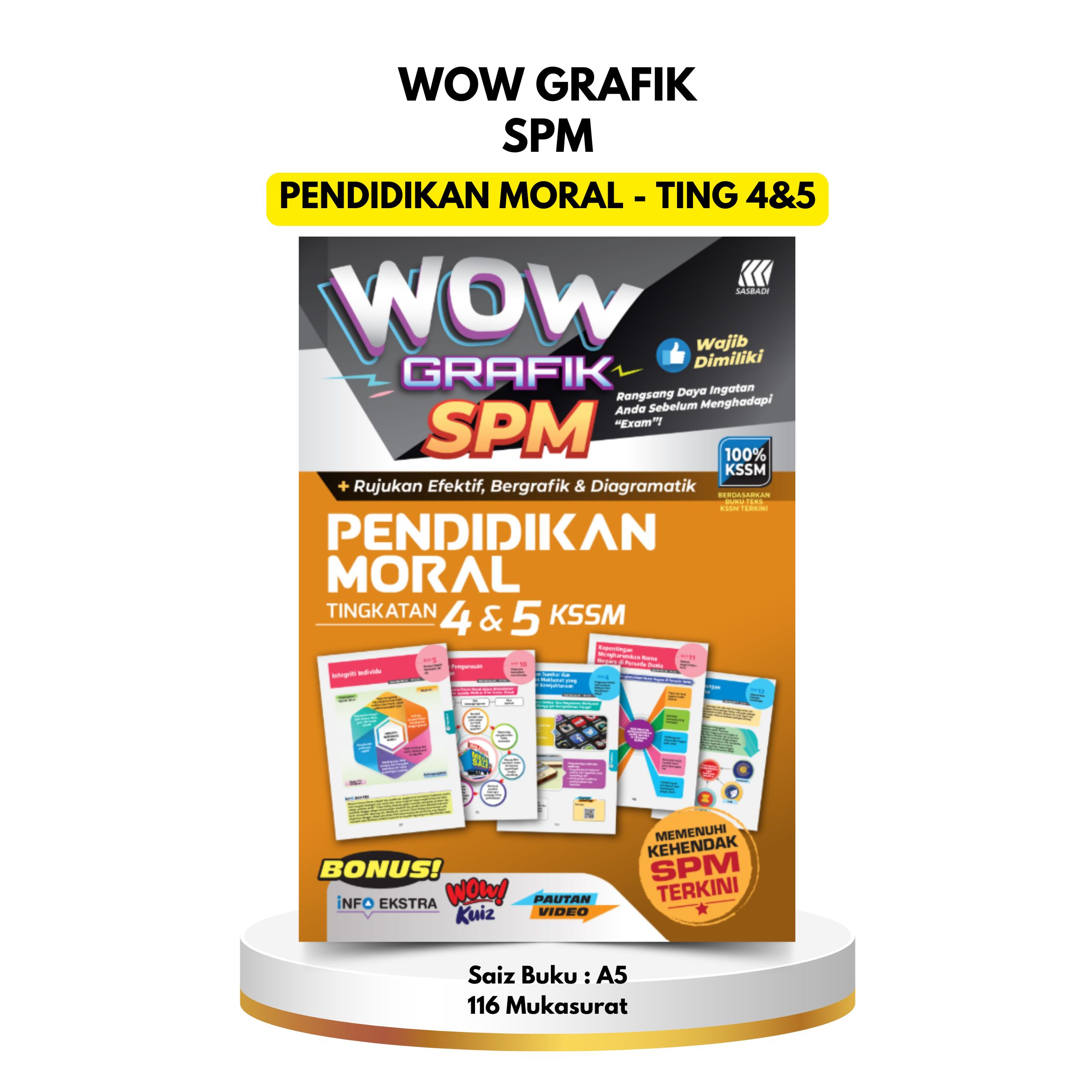 Buku Wow Grafik SPM - Pendidikan Moral Tingkatan 4 & 5