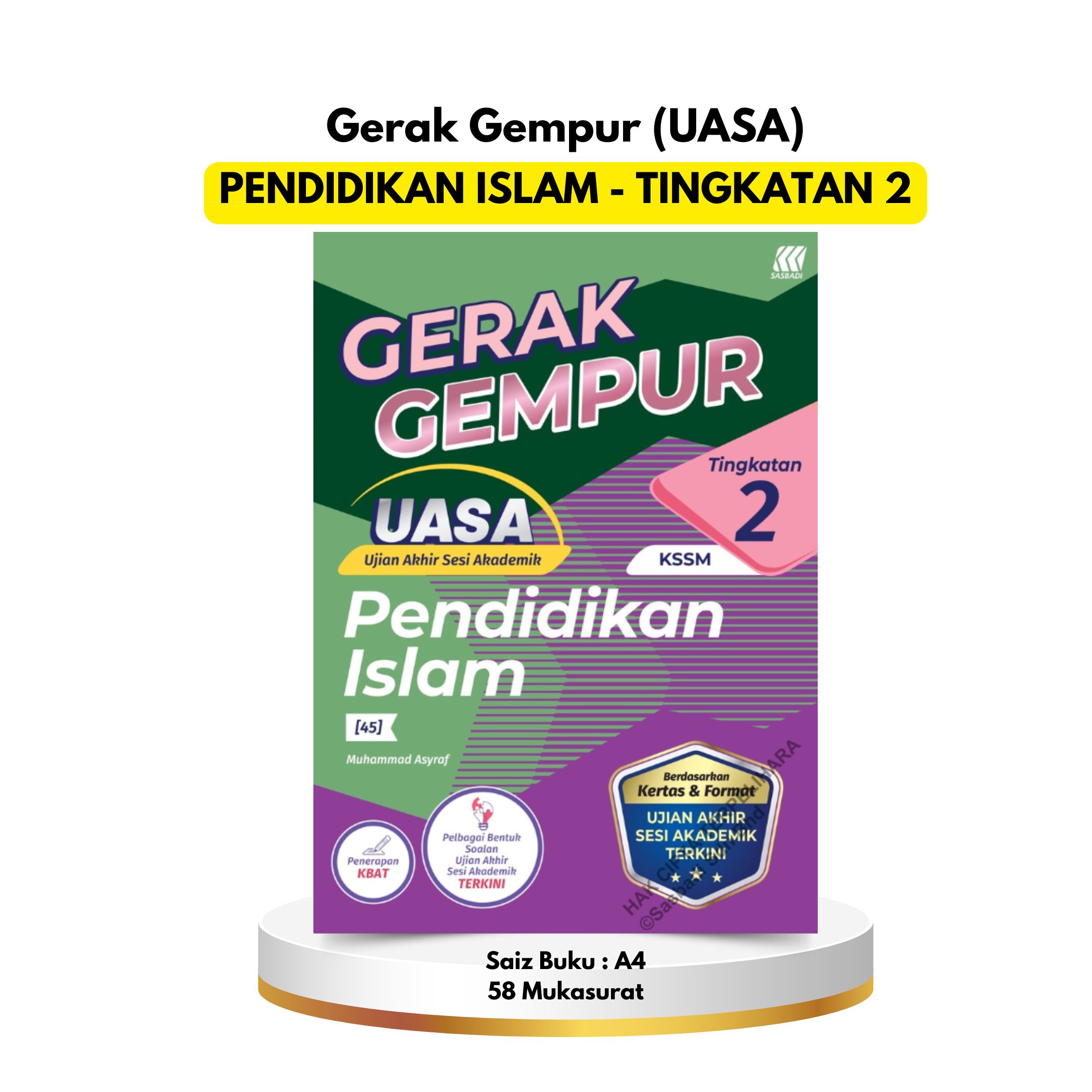 Gerak Gempur UASA - Pendidikan Islam Tingkatan 2