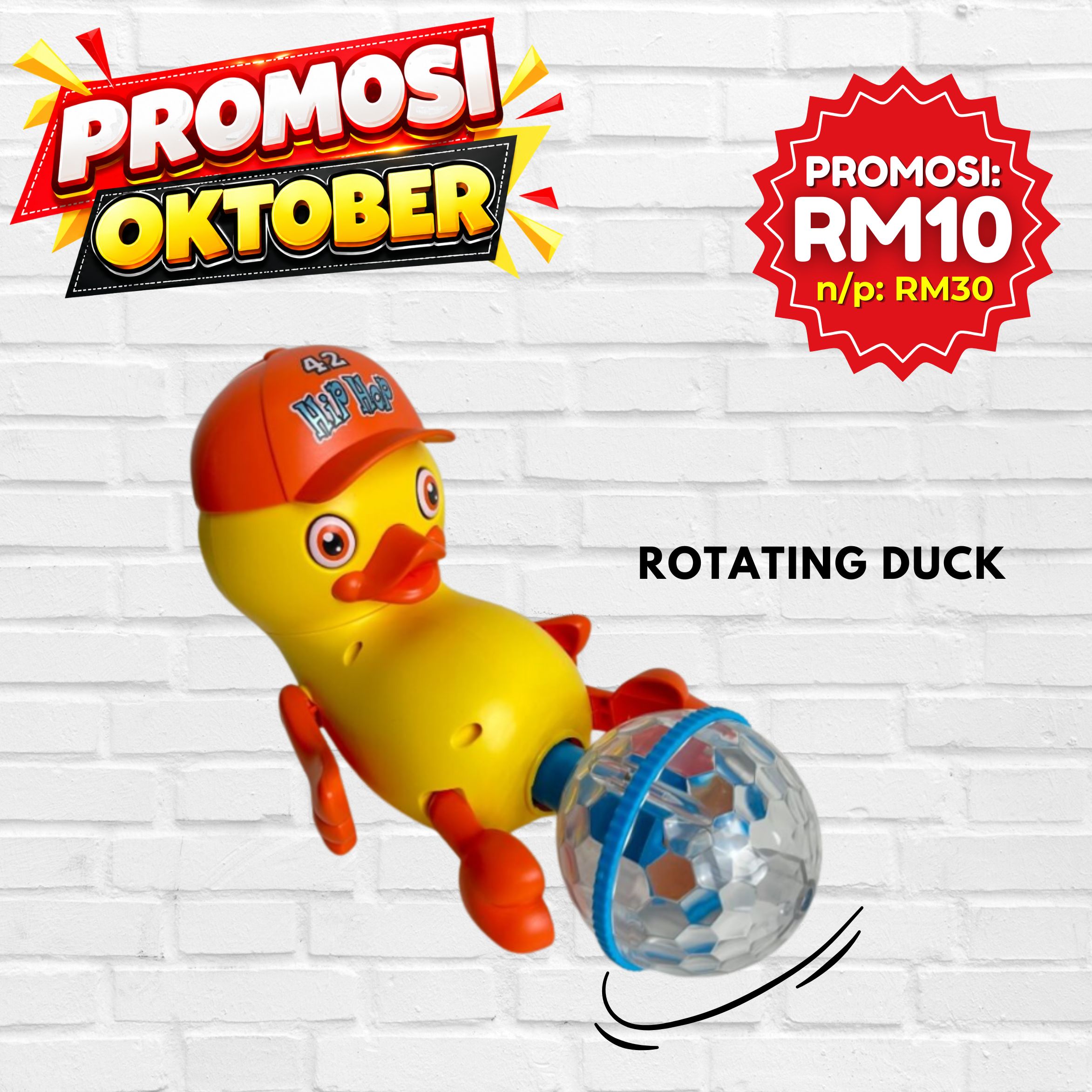 Top Ball Rotating Duck