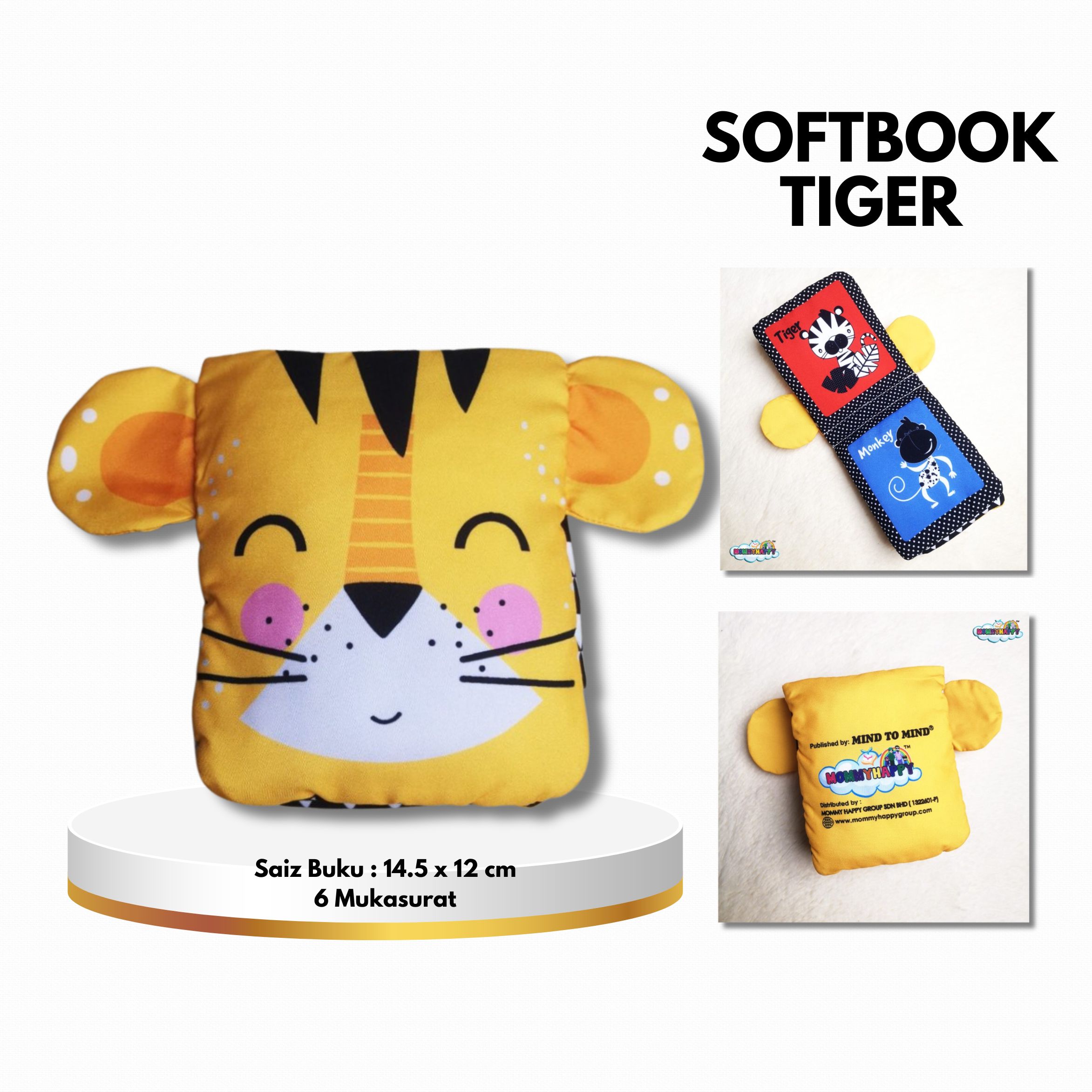 Softbook Tiger : Buku Bayi