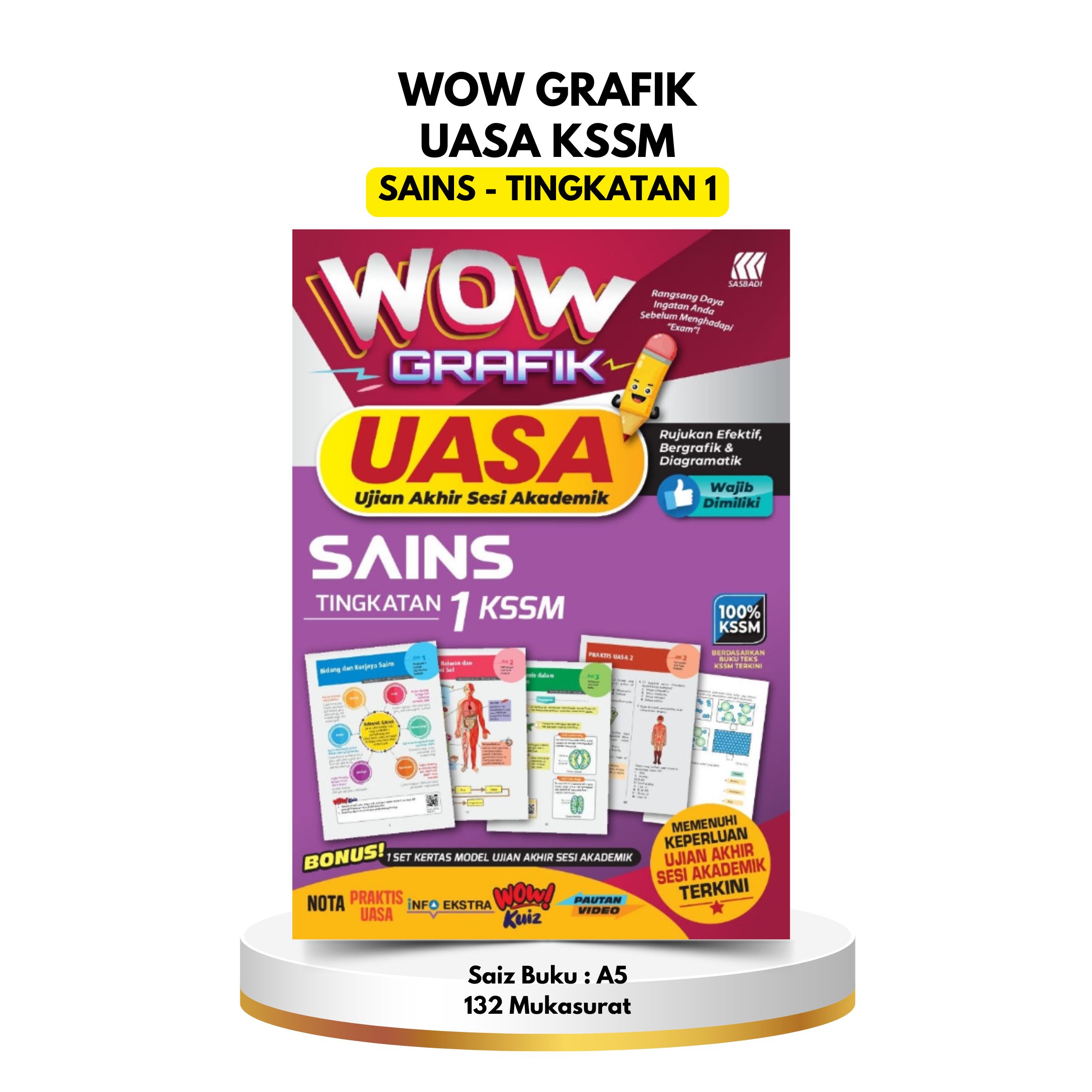 Buku Wow Grafik UASA KSSM - Sains Ting 1