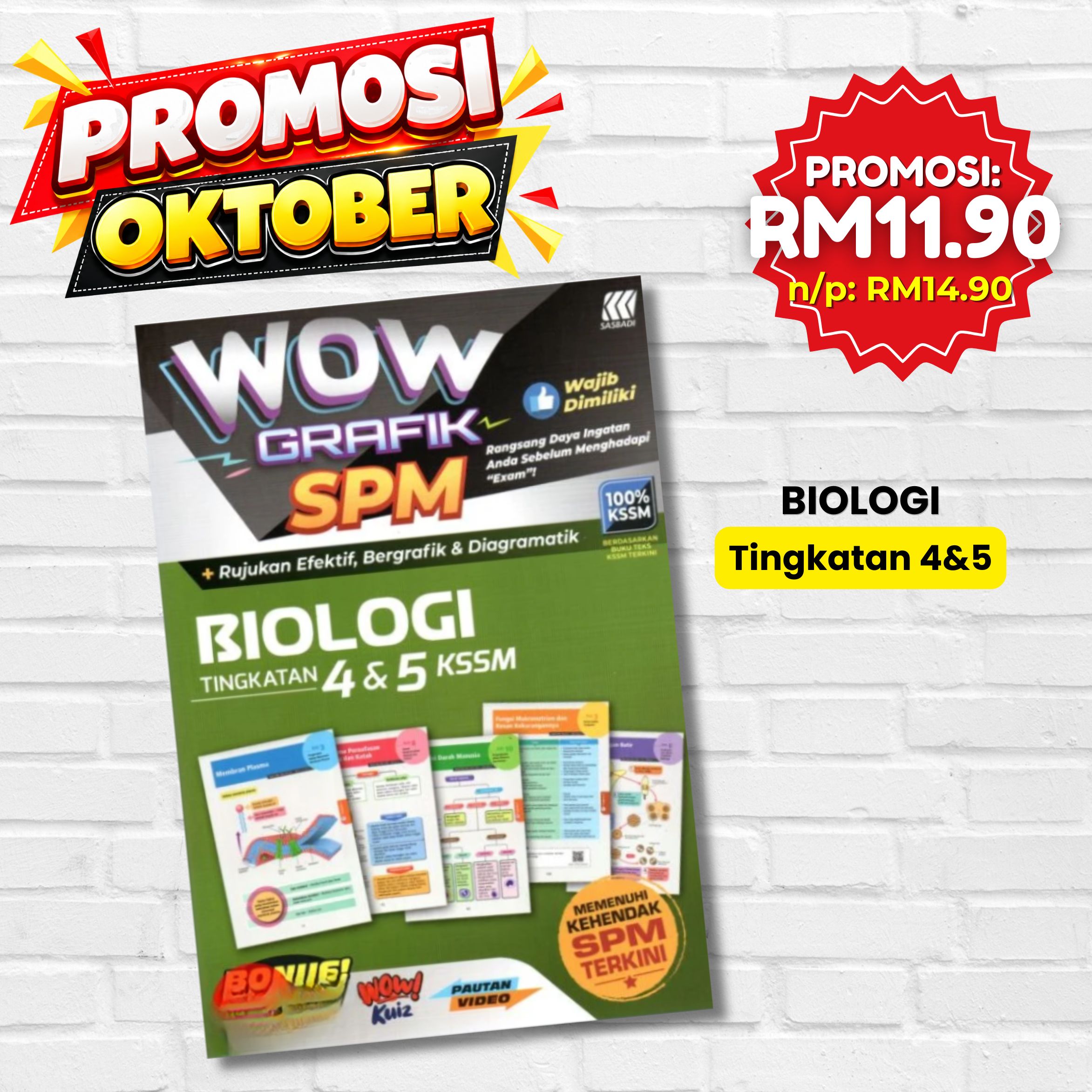 Buku Wow Grafik Spm - Biologi Tingkatan 4&5