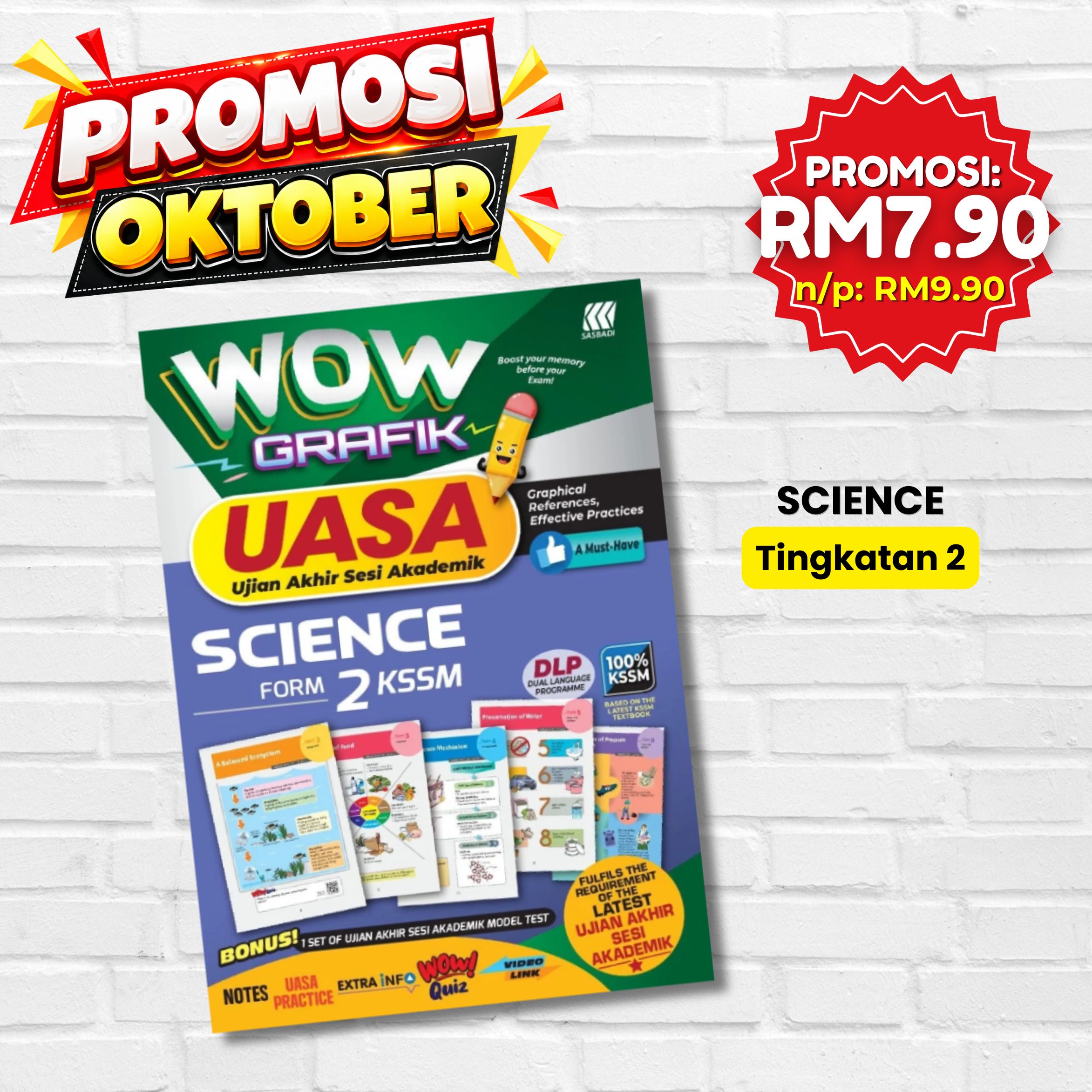 Buku Wow Grafik UASA KSSM - Science Form 2