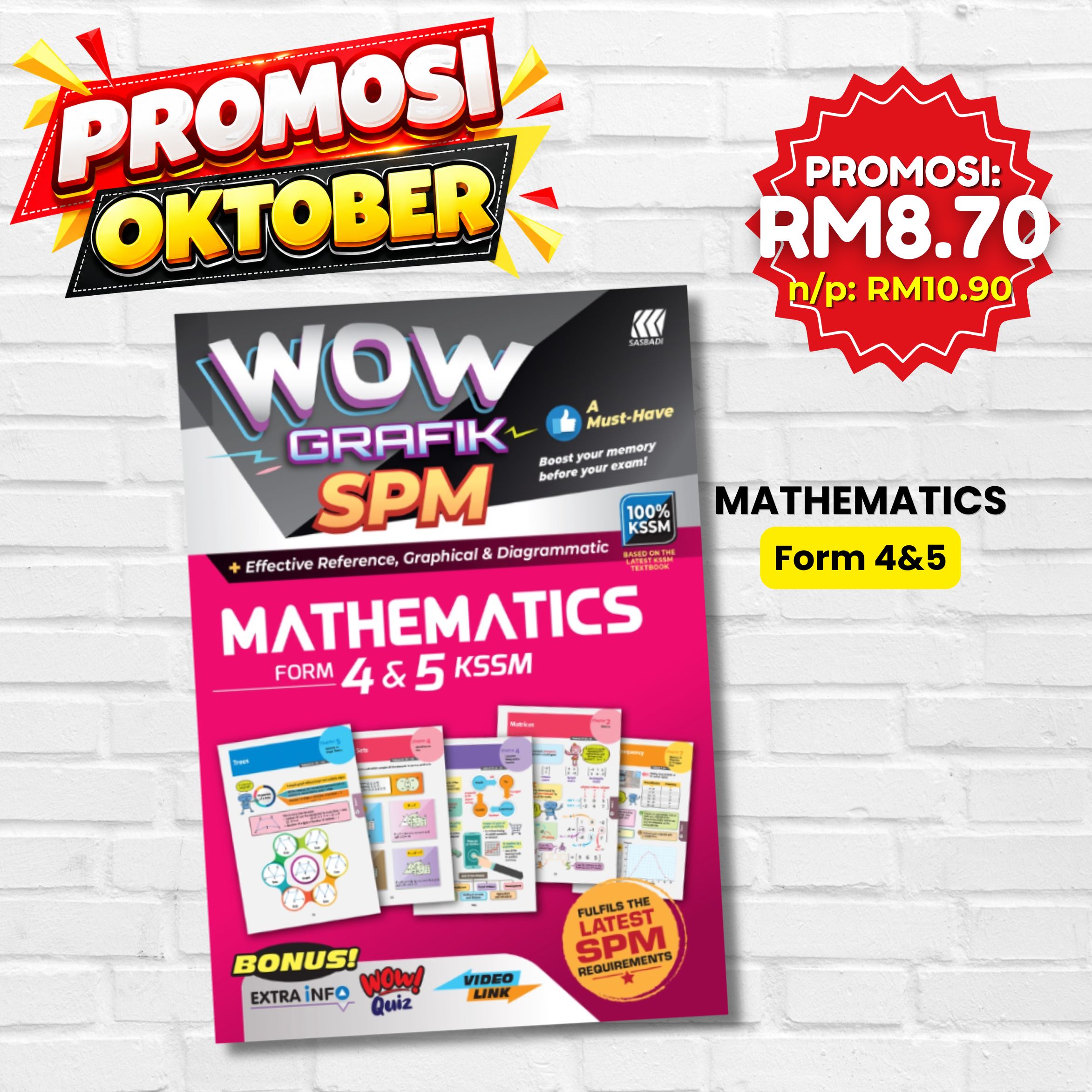 Buku Wow Grafik SPM - Mathematics Form 4 & 5