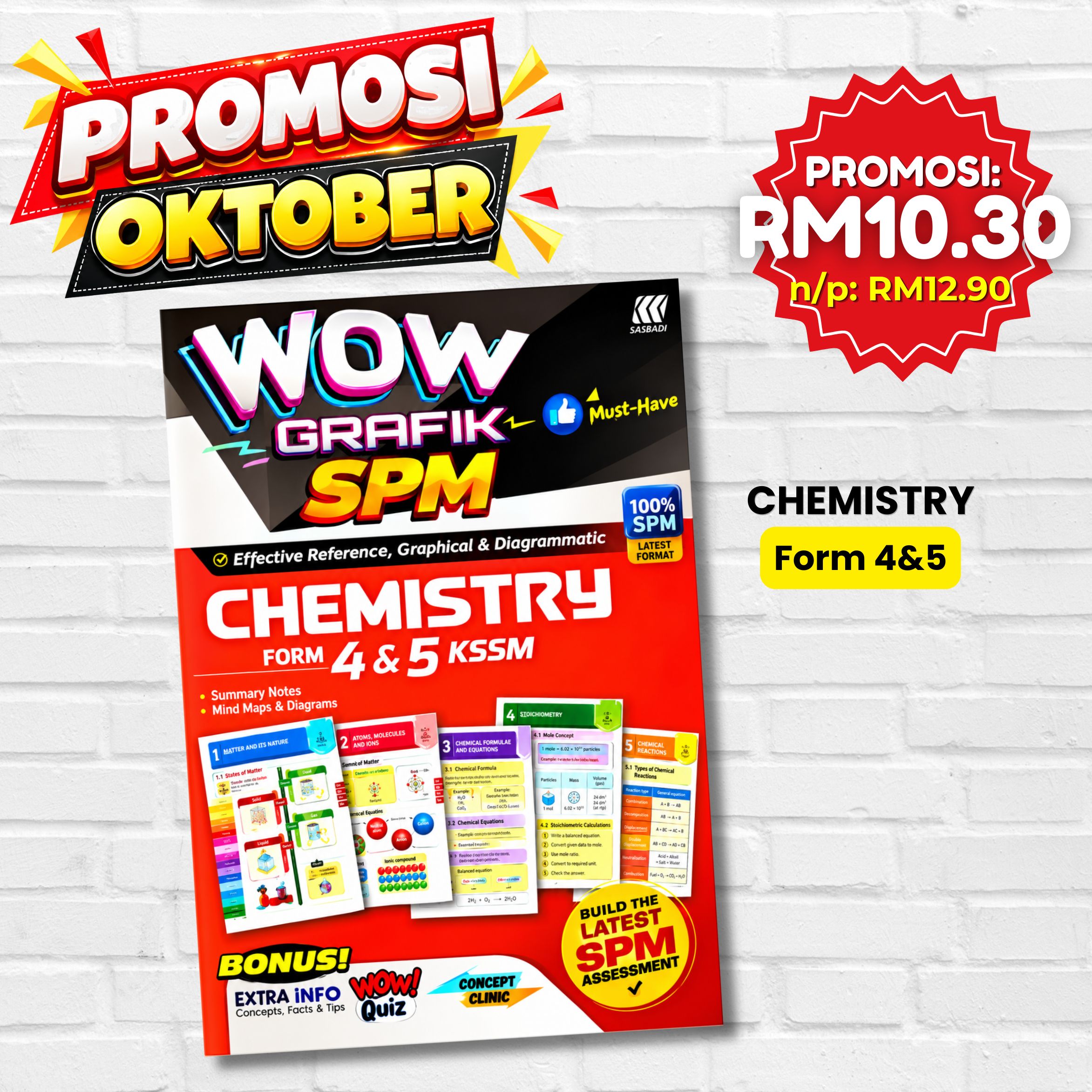 Buku Wow Grafik SPM - Chemistry Form 4 & 5