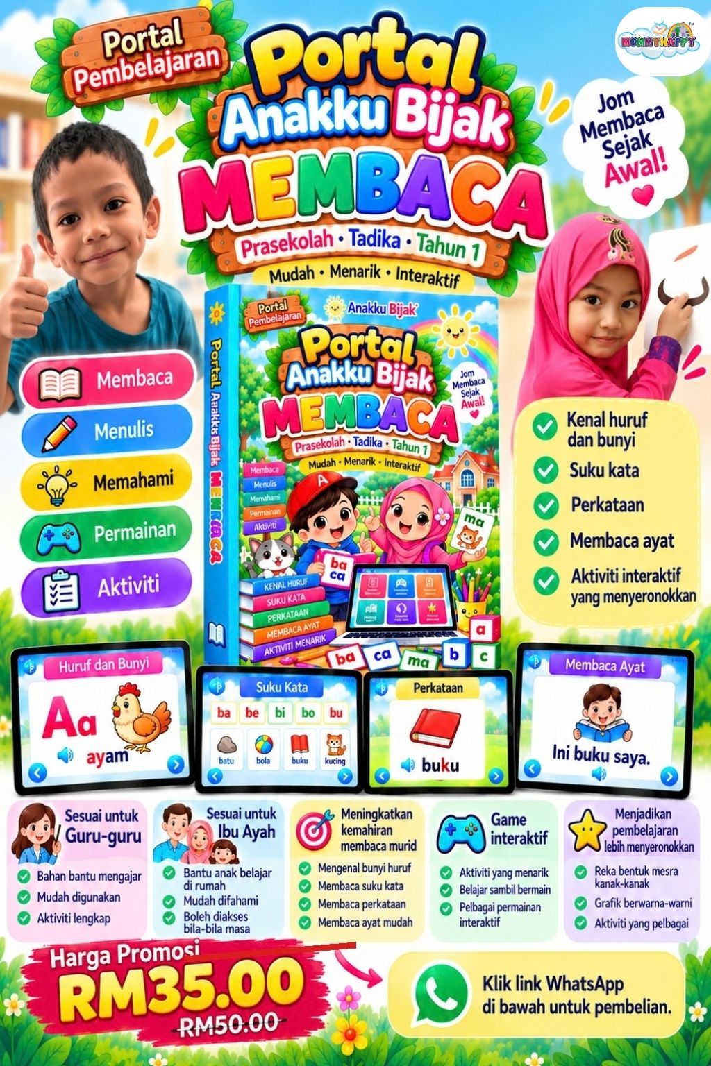 Portal Anakku Bijak Membaca (Akses Lifetime)