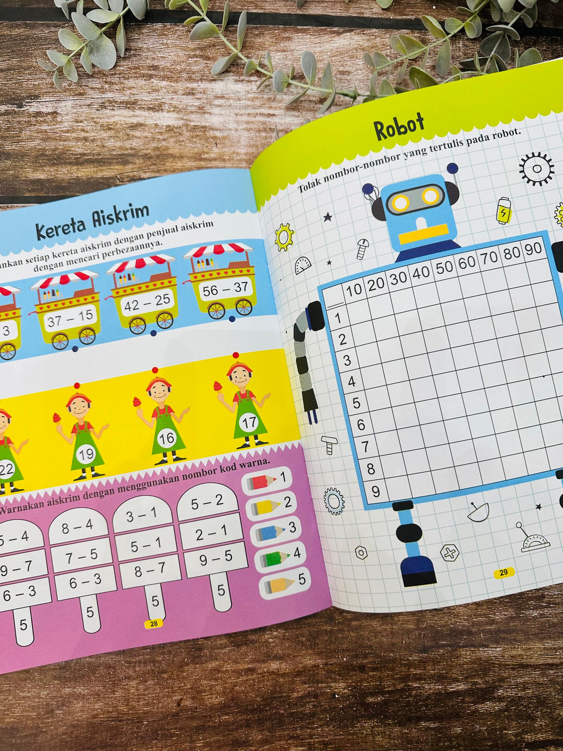 Buku Cekap Kira Matematik - Tolak