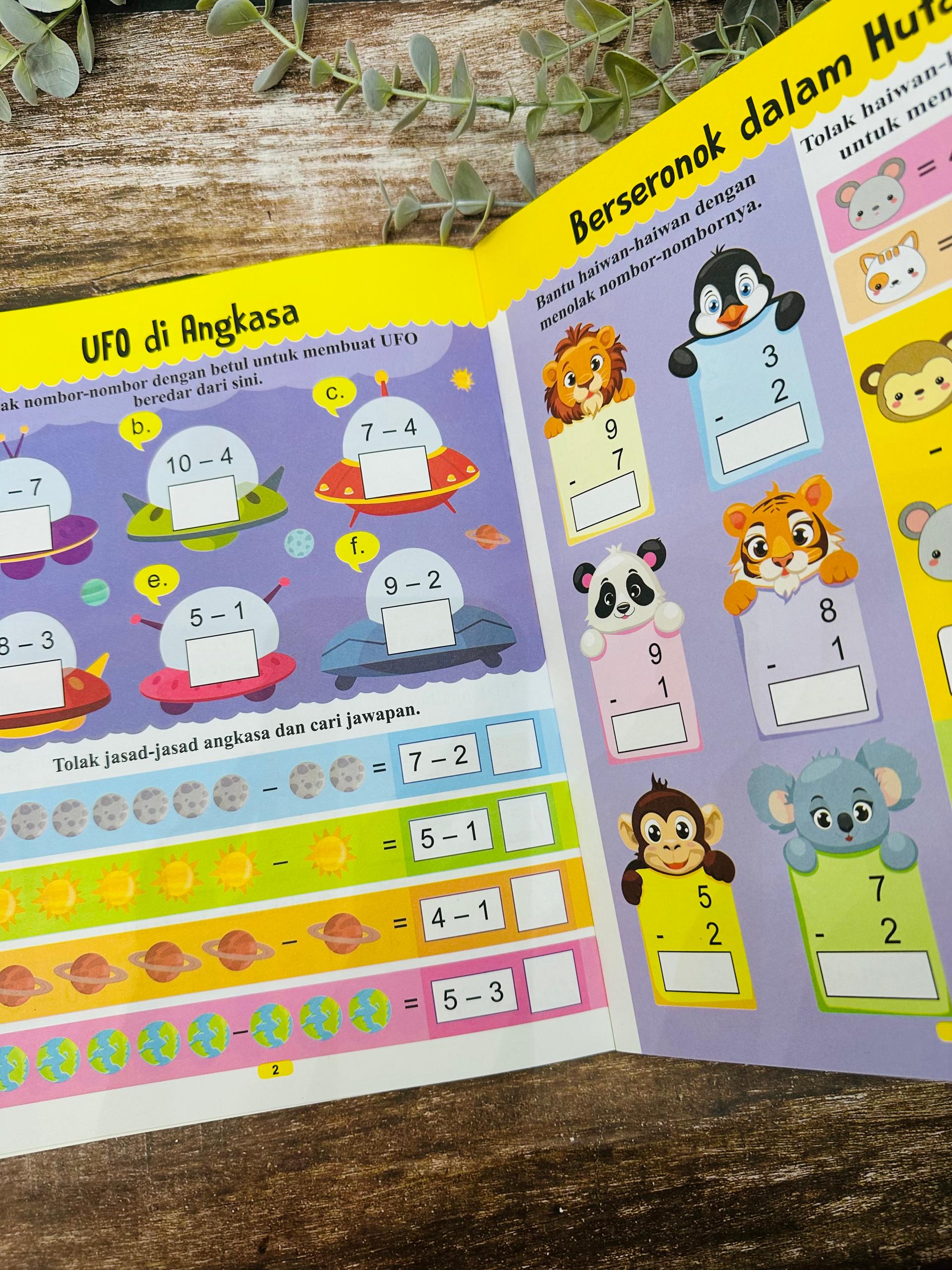 Buku Cekap Kira Matematik - Tolak