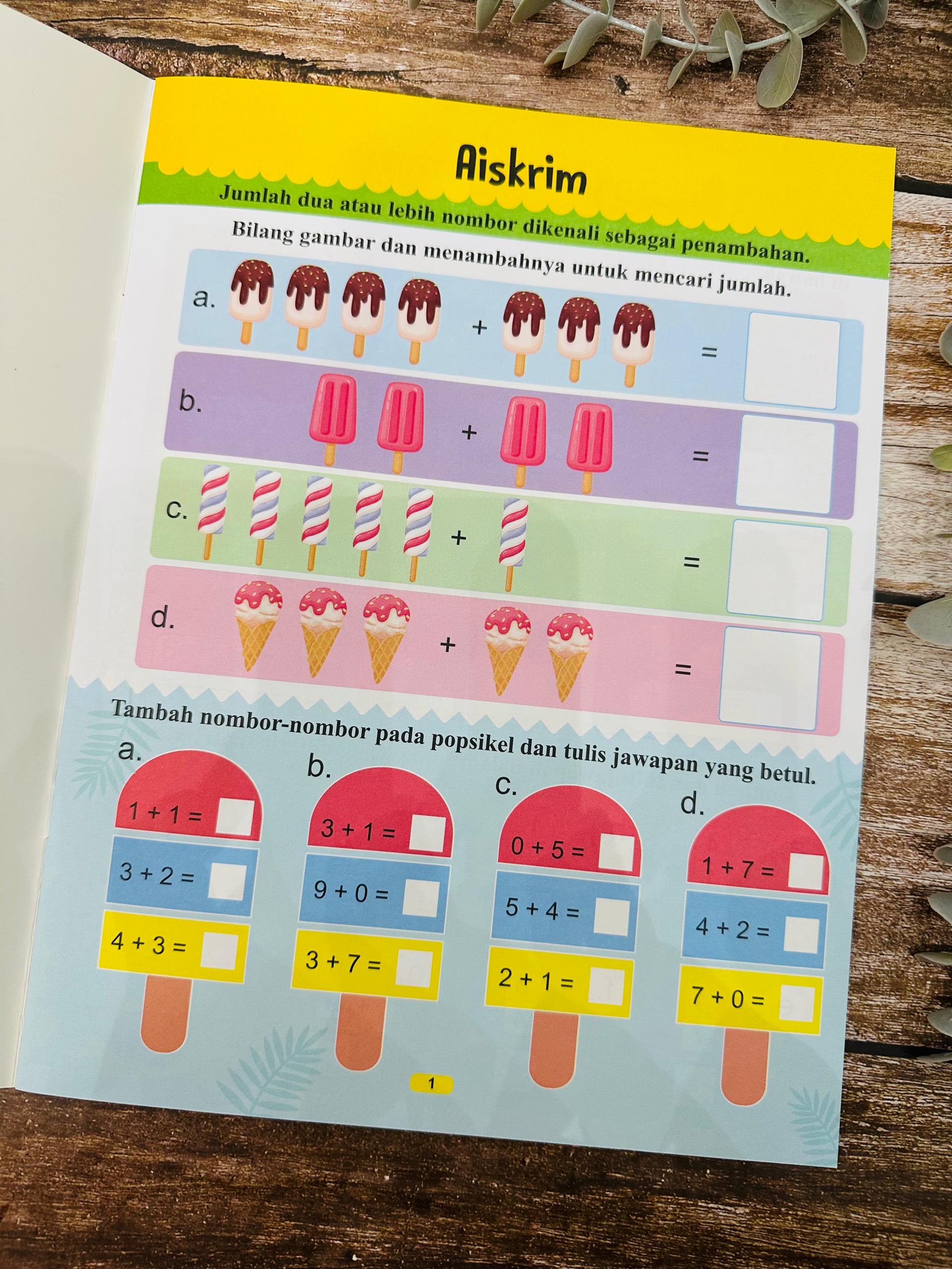 Buku Cekap Kira Matematik - Tambah