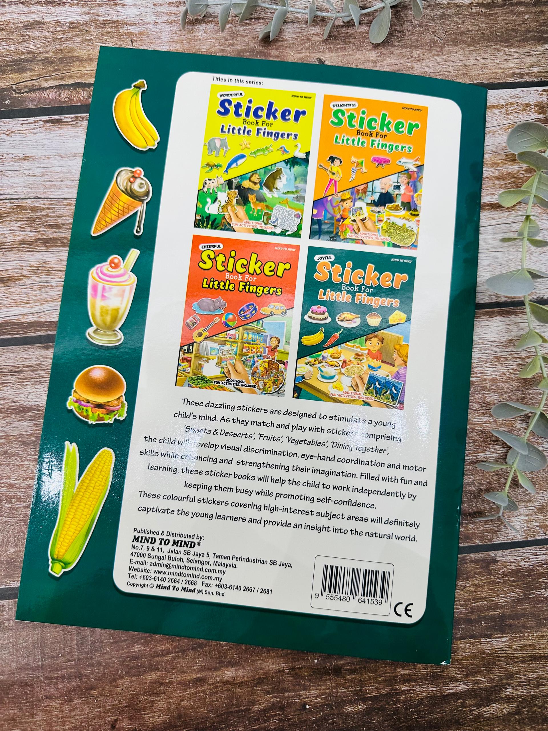 Joyful Sticker Book For Little Fingers