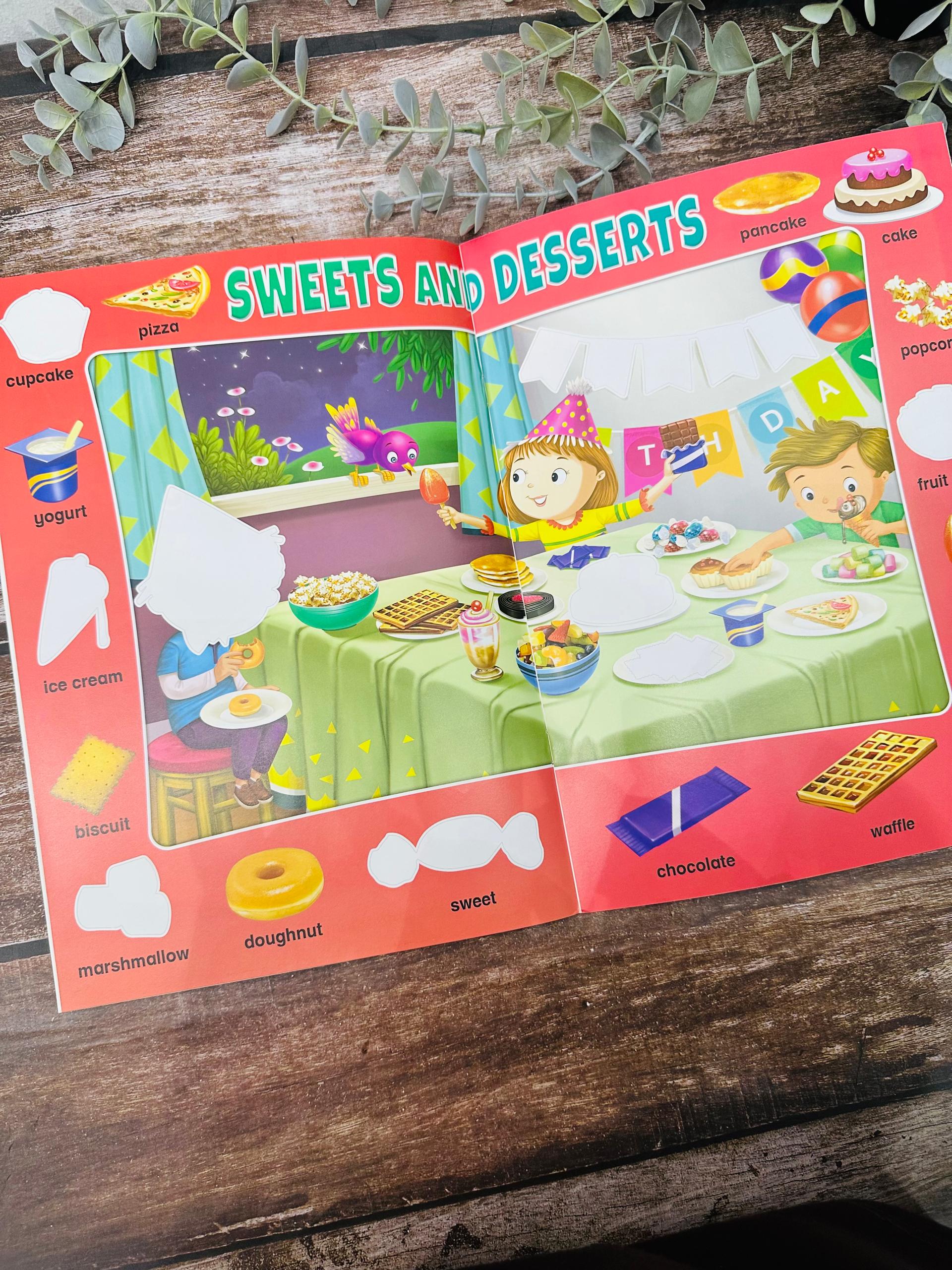 Joyful Sticker Book For Little Fingers