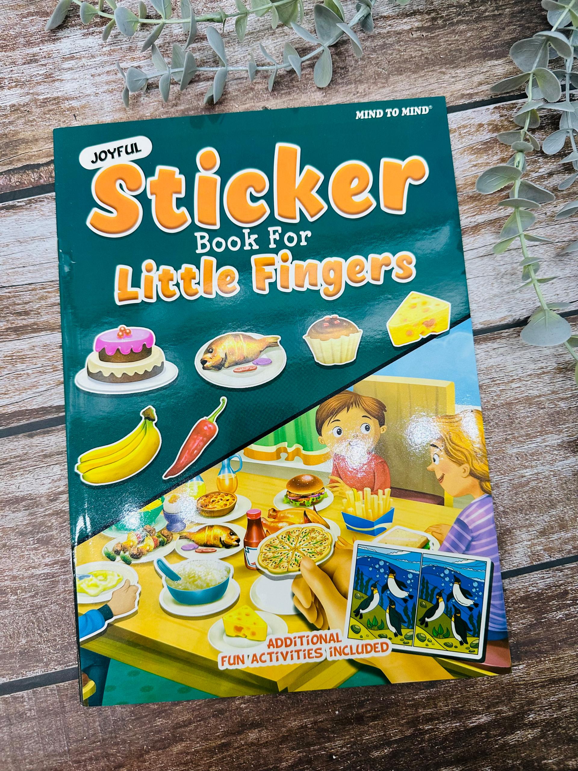 Joyful Sticker Book For Little Fingers