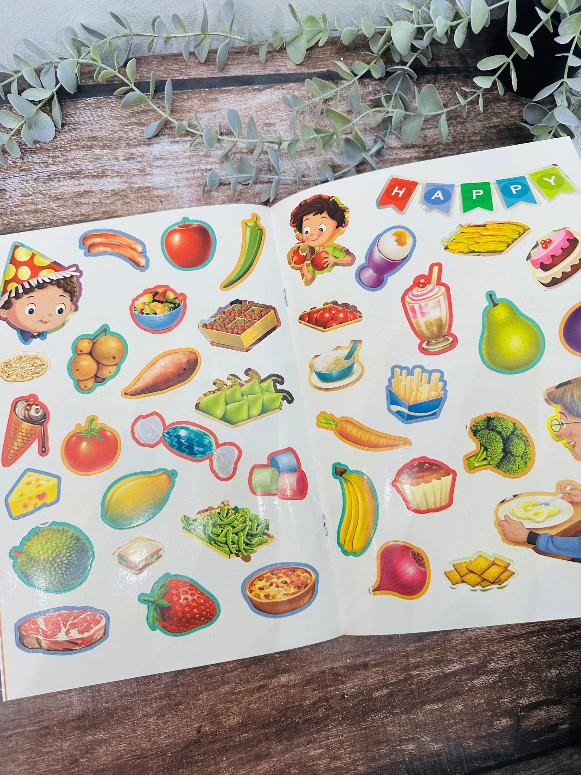 Joyful Sticker Book For Little Fingers