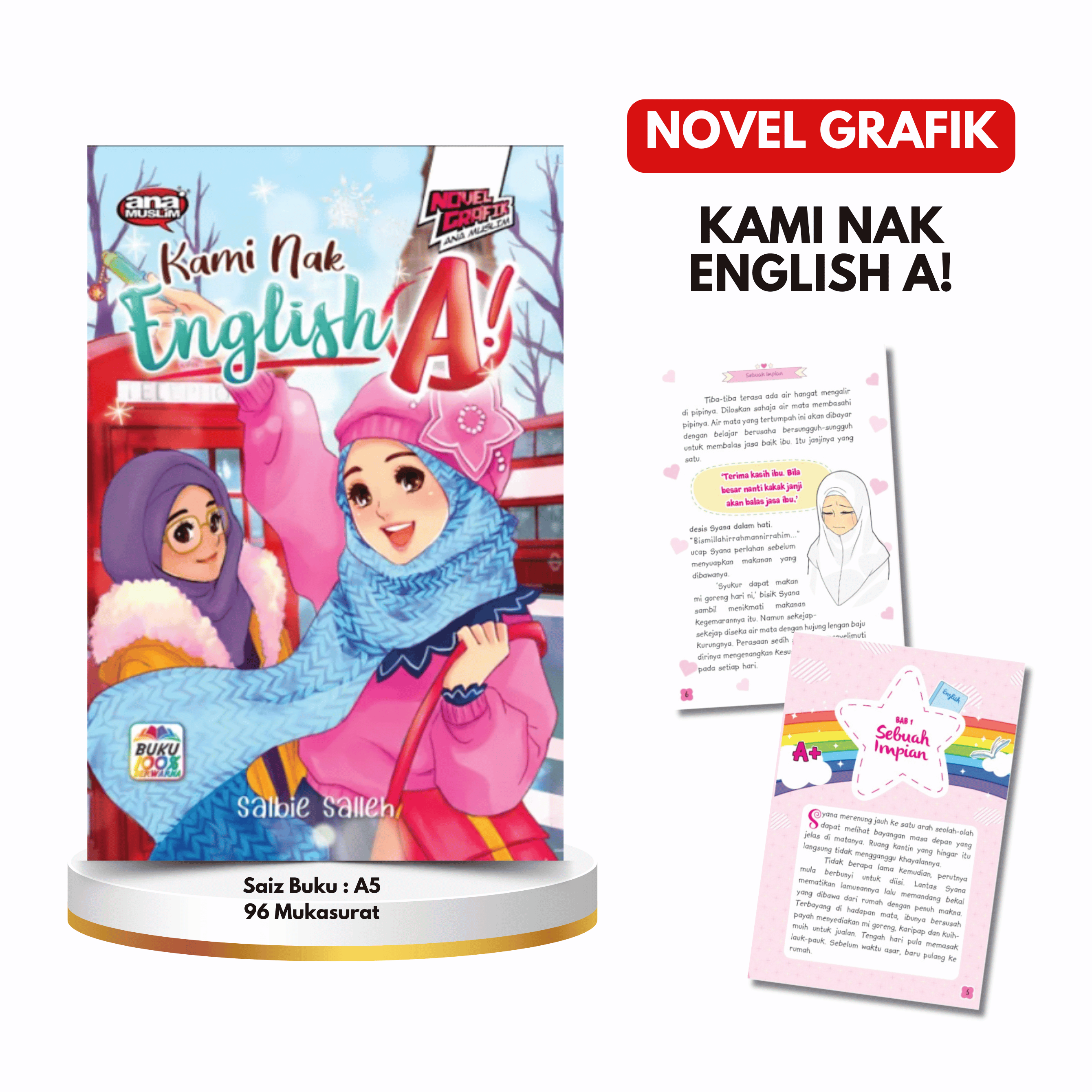 Kami Nak English A!-Komik Kanak-Kanak