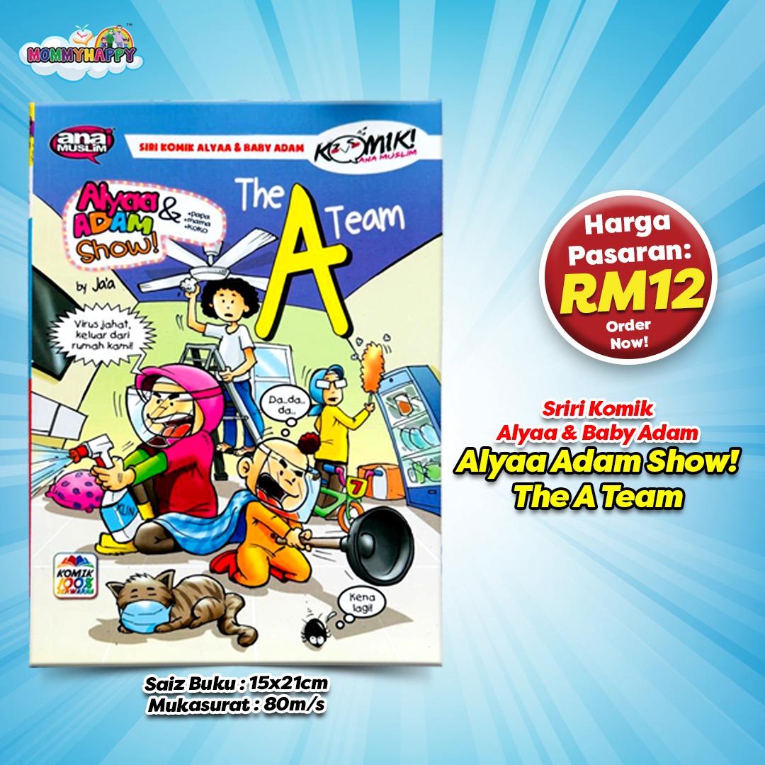 Alyaa & Adam Show - The A Team- Komik Kanak-Kanak