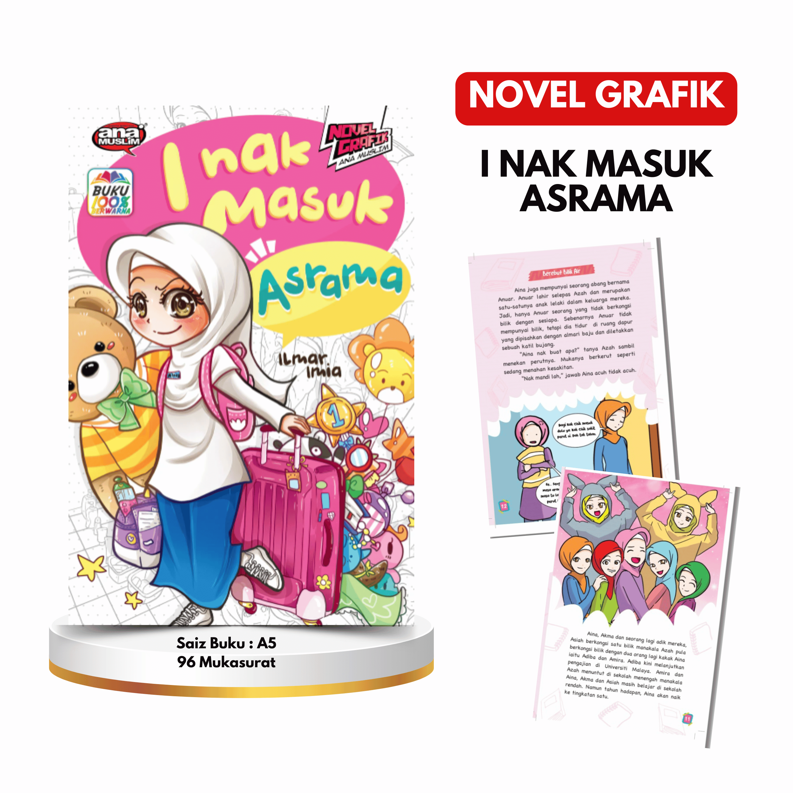 I Nak Masuk Asrama - Komik Kanak-Kanak