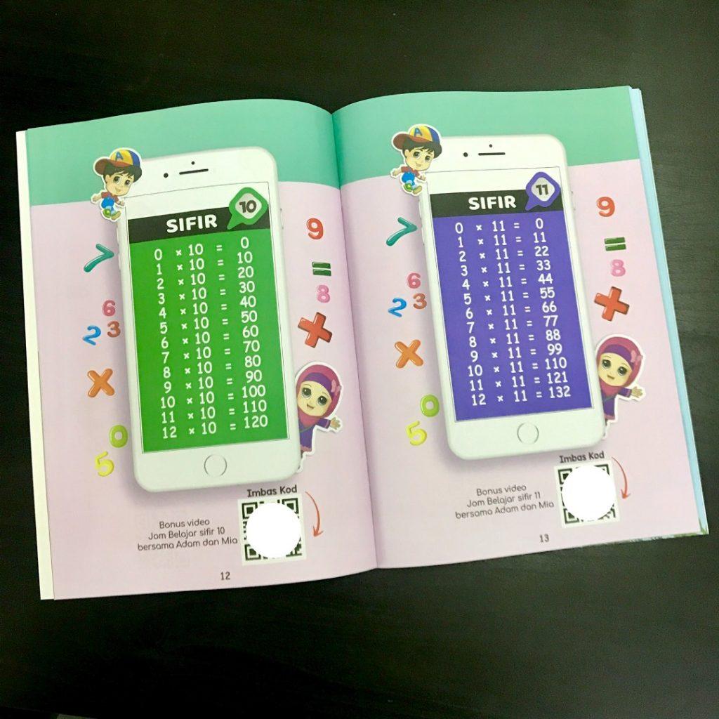 Buku Seronoknya Belajar Sifir Bersama Adam & Mia