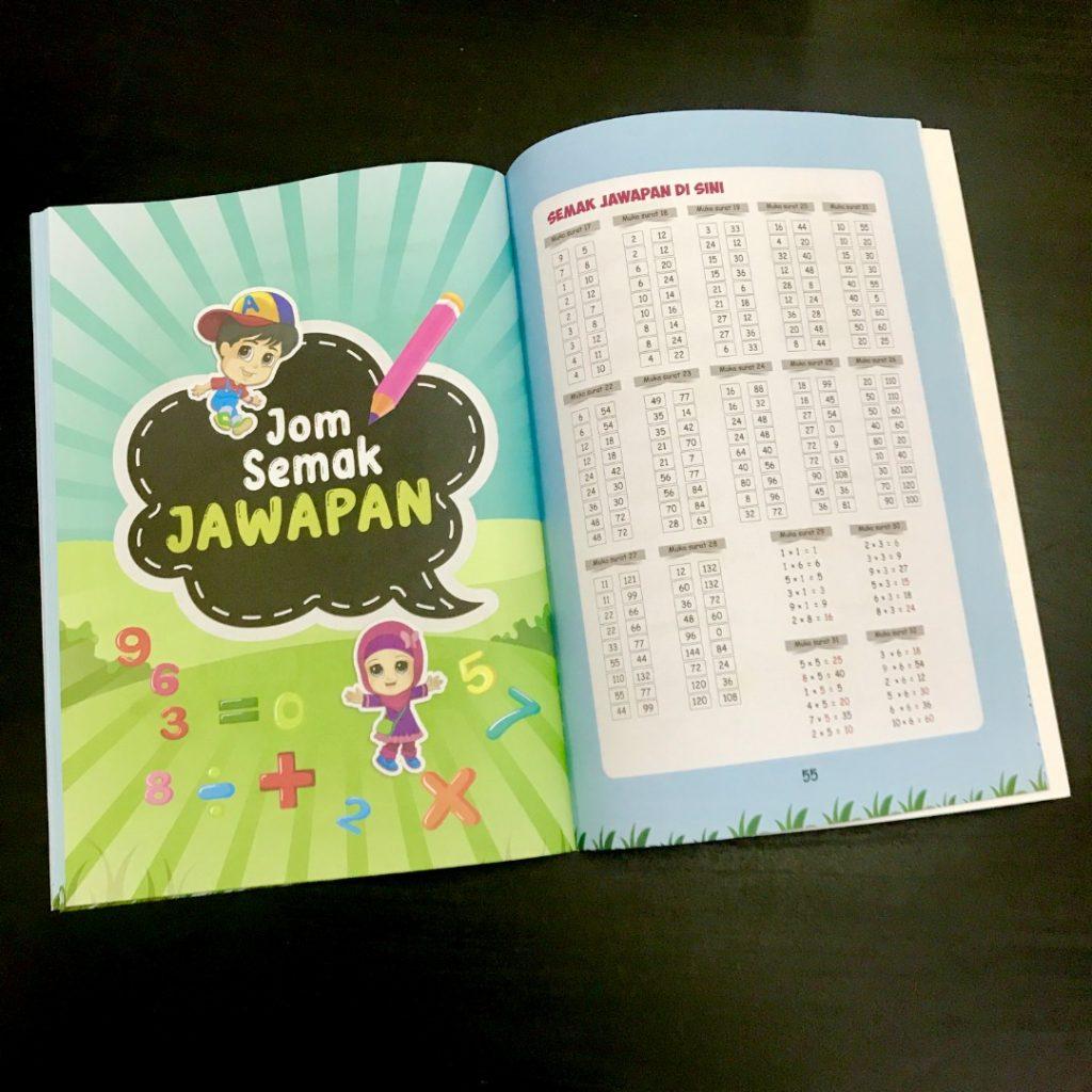 Buku Seronoknya Belajar Sifir Bersama Adam & Mia