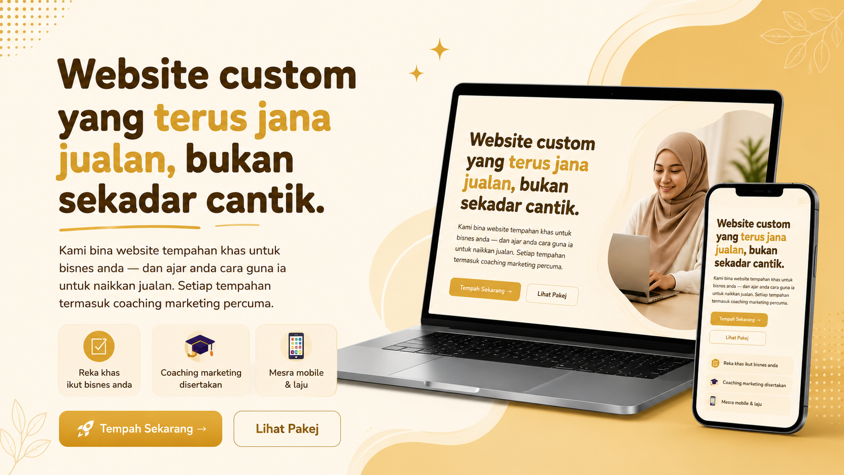 Empower Digital By Sarah — Website custom + coaching bisnes