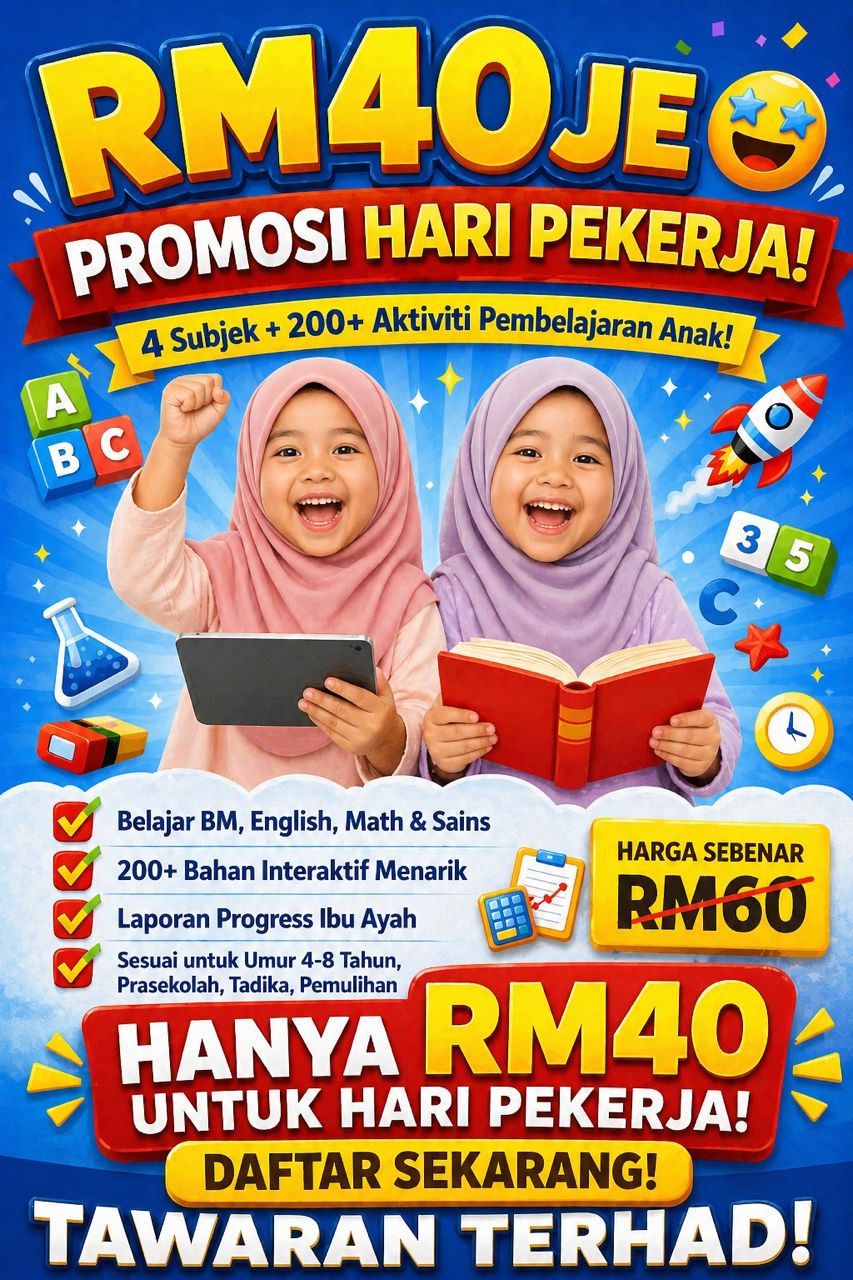 Promosi Hari Pekerja - RM40 Sahaja!