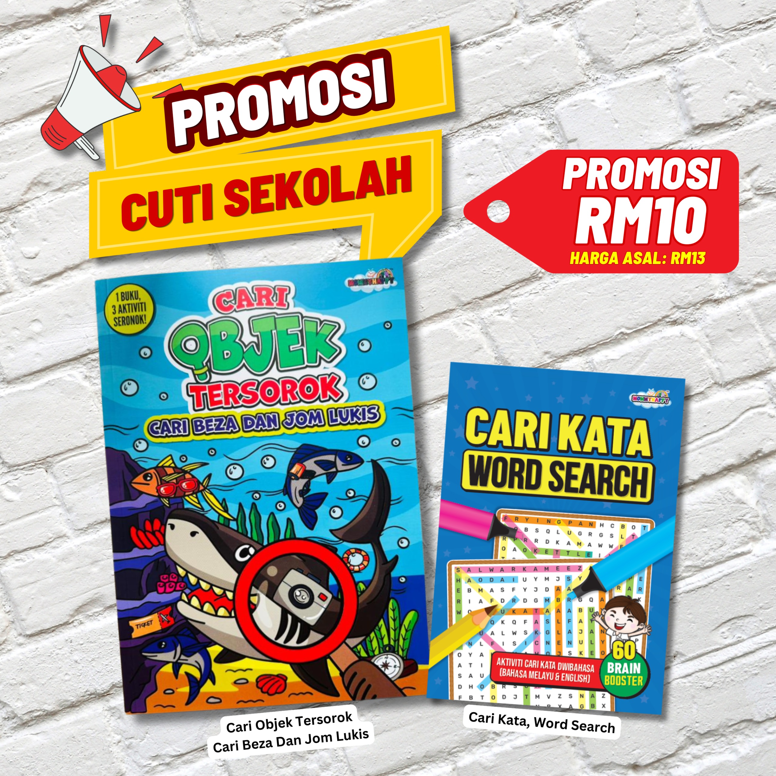 BUKU OBJEK TERSOROK + CARI KATA WORD SEARCH MH