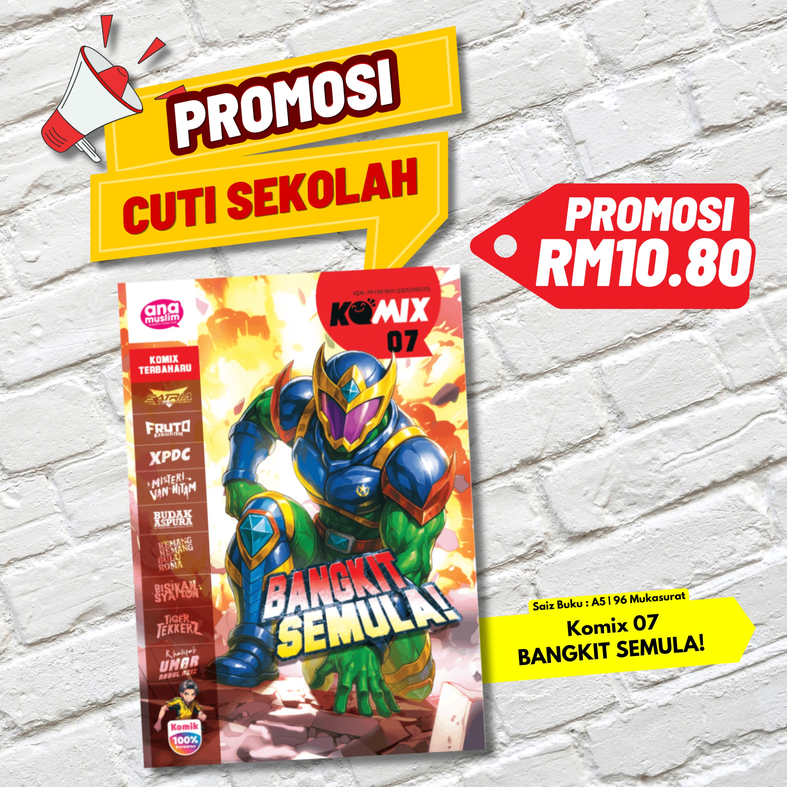 KOMIX ANA MUSLIM 07 (BANGKIT SEMULA)