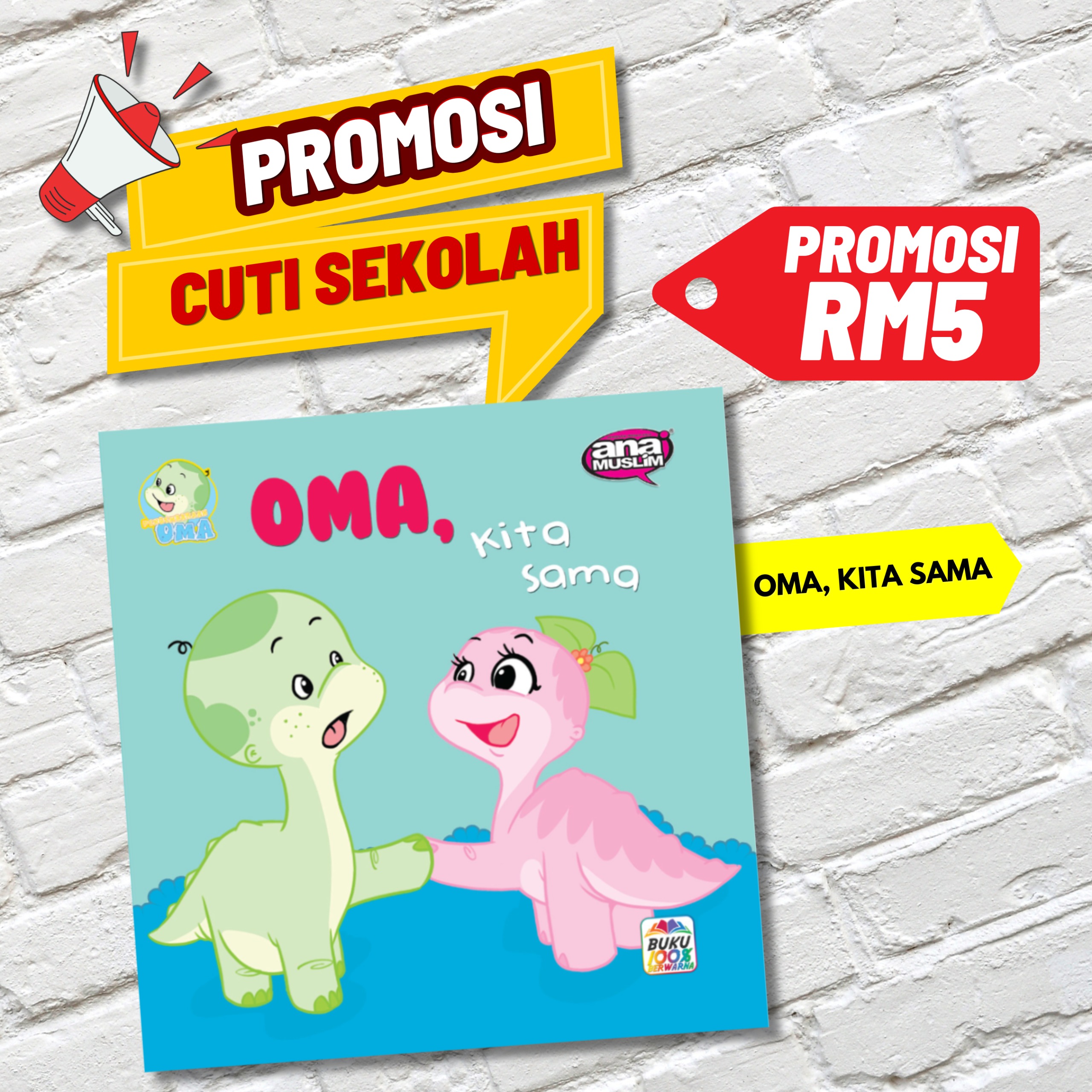BUKU OMA, KITA SAMA + REVERSIBLE OCTOPUS