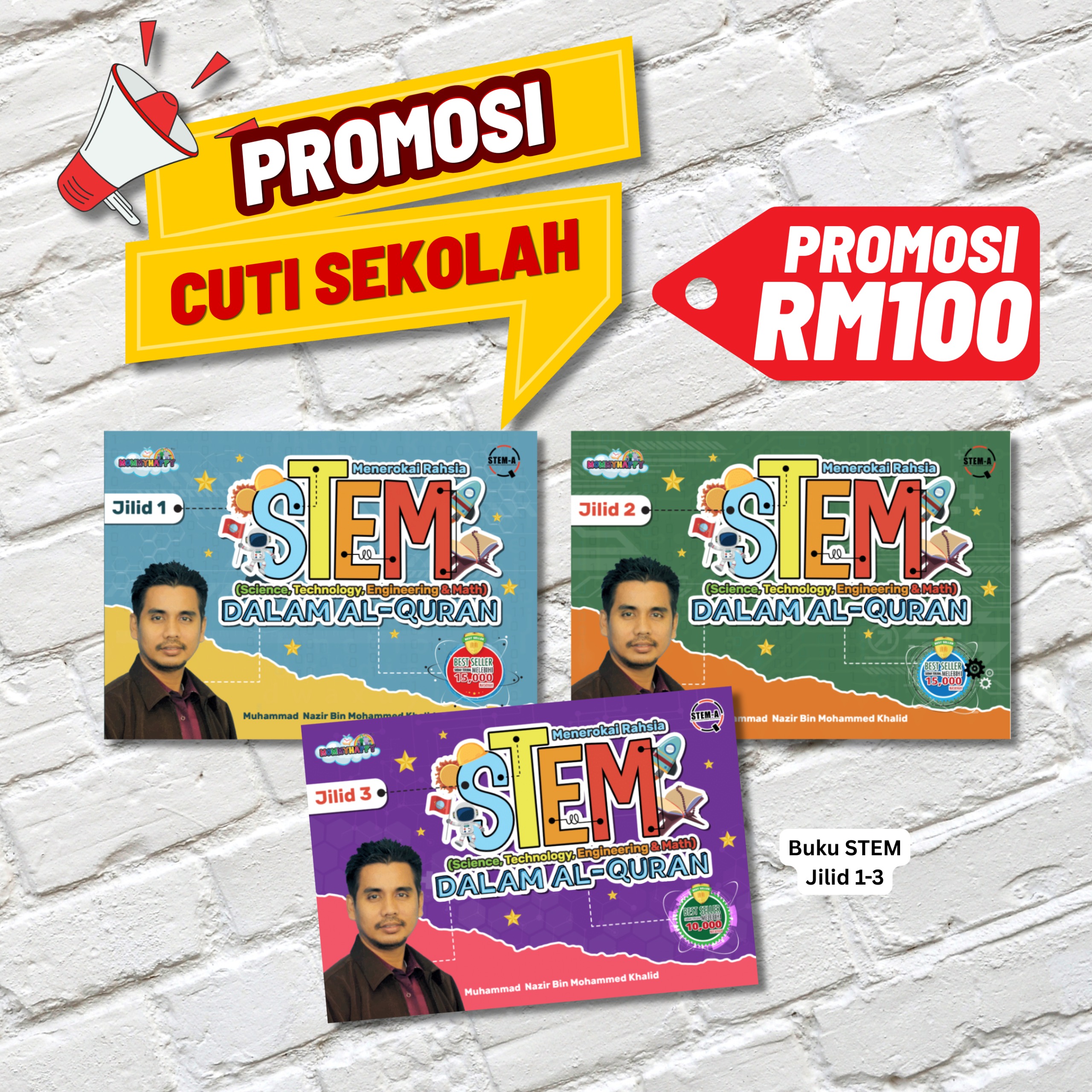 KOMBO BUKU STEM JILID 1,2 & 3