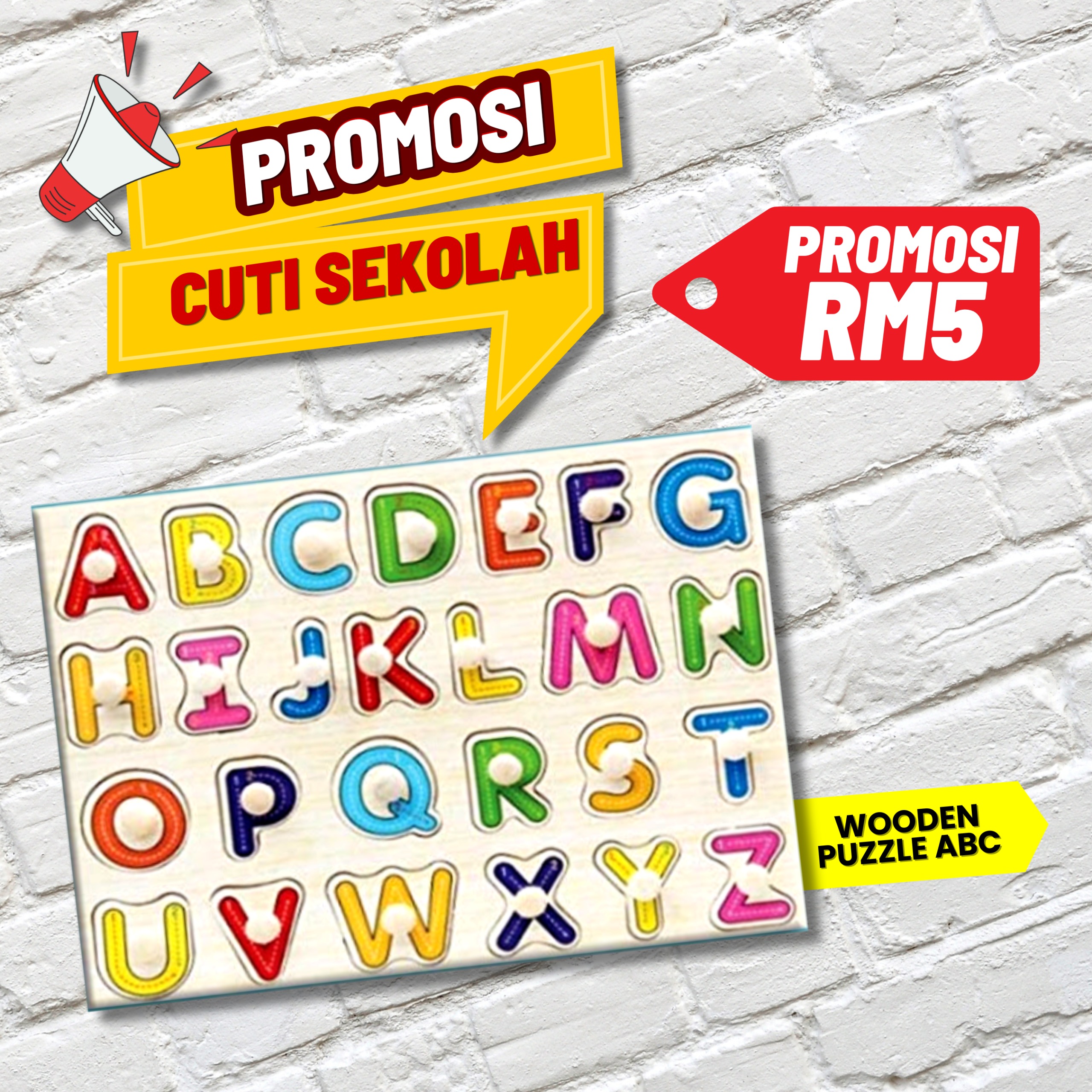 Wooden Puzzle Abc