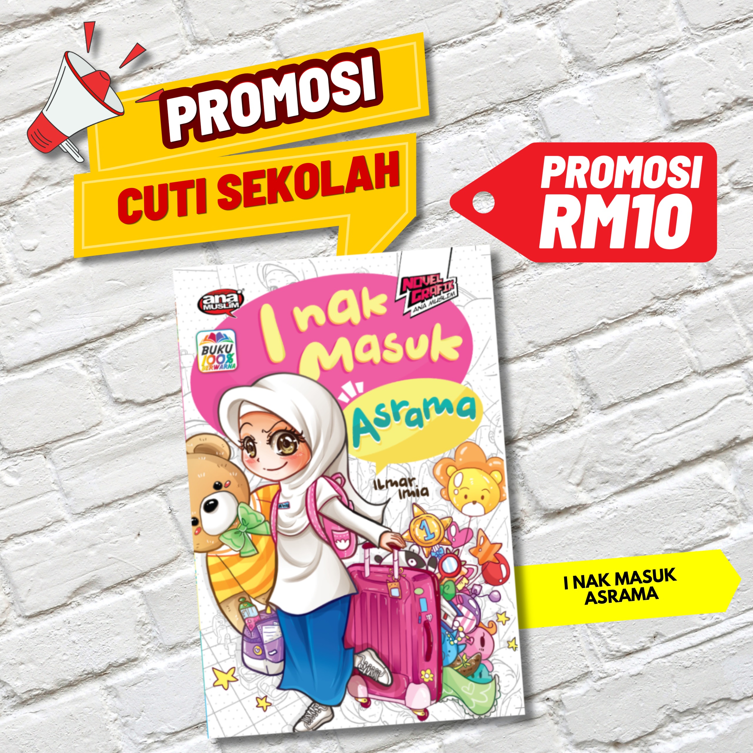 Komik I Nak Masuk Asrama - Komik Kanak-Kanak