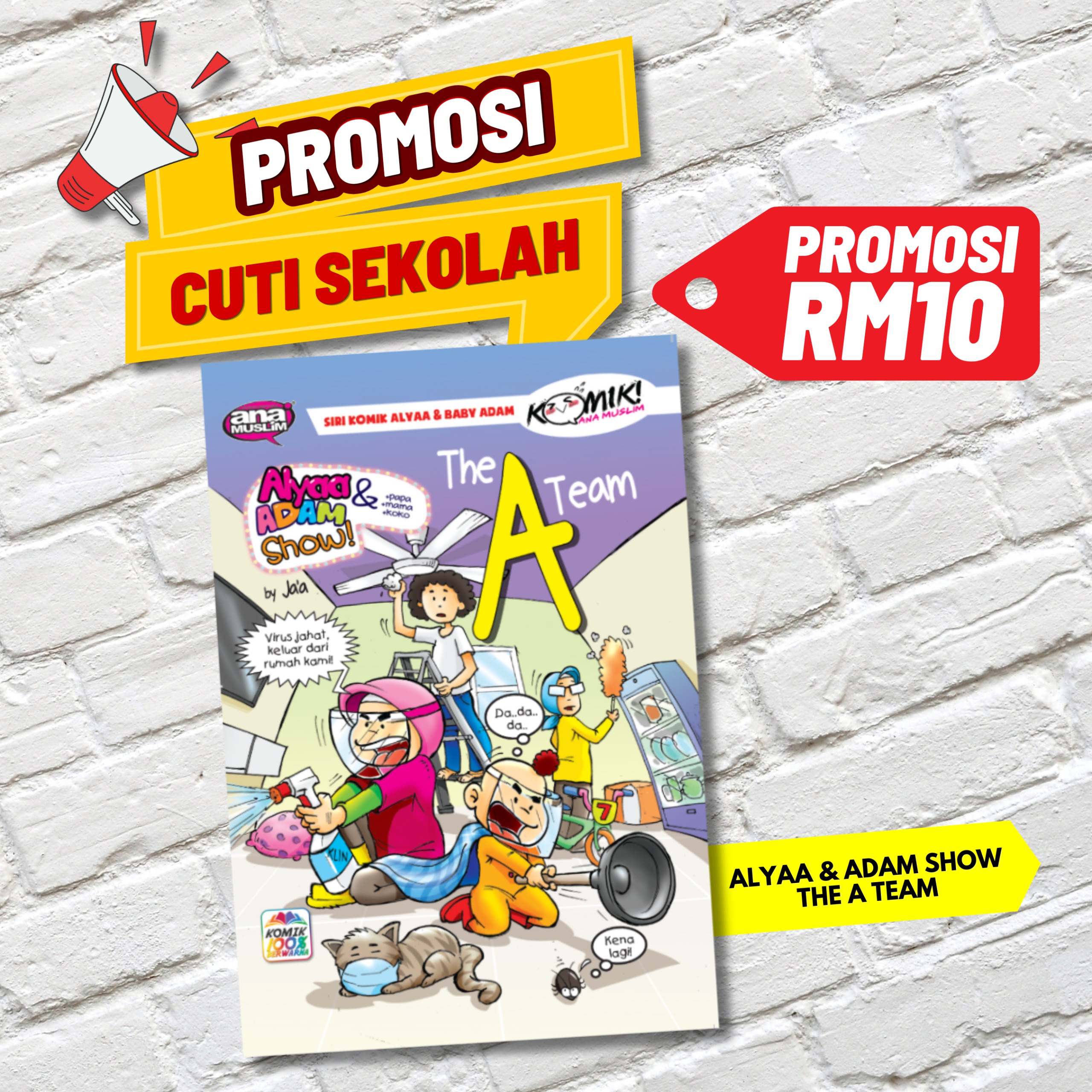 Alyaa & Adam Show - The A Team- Komik Kanak-Kanak