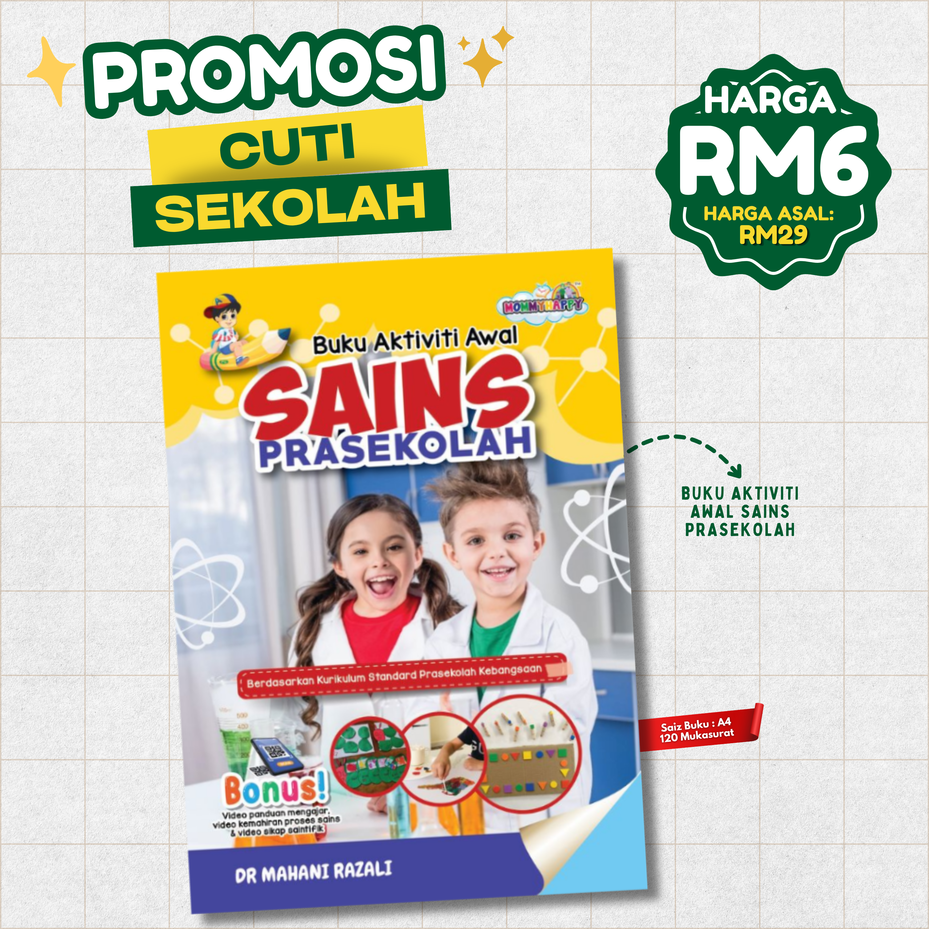Buku Aktiviti Awal Sains Prasekolah